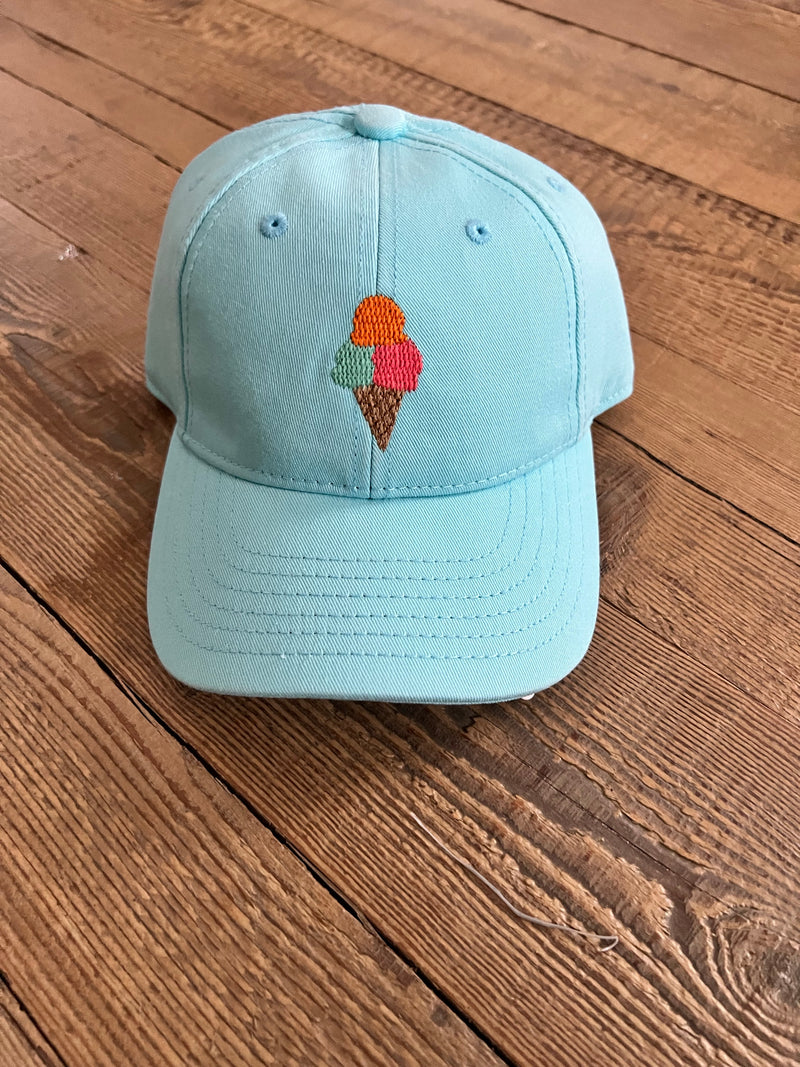 Needlepoint Hat - Ice Cream Cone