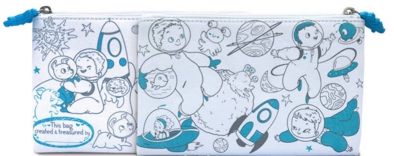 Creative Coloring: Carry All Pouch- Space Adventure